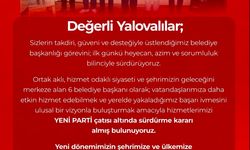 Yalova'da CHP'li başkanları Yeni Parti'ye geçti