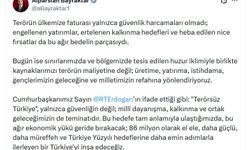 Bakan Bayraktar'dan 'Terörsüz Türkiye' paylaşımı