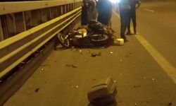 Bolu Dağı'nda motosiklet ve kamyon çarpıştı