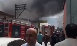 Bursa’da mobilya imalathanesinde korkutan yangın