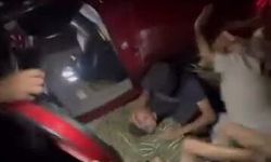 Bursa'da Otomobil Şarampole Yuvarlandı