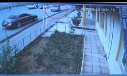 El freni çekilmeyen otomobil güçlükle durduruldu