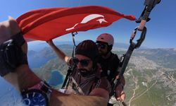 Fethiye'de 30 Ağustos'a Özel Yamaç Paraşütü