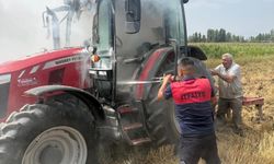 Iğdır’da Tarla Süren Traktör Alevlere Teslim Oldu