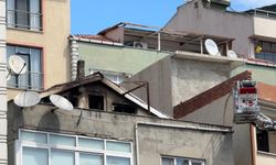 Kağıthane'de korkutan bina yangını