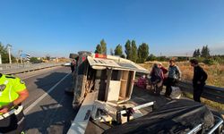 Konya'da feci minibüs kazası: 14 yaralı