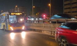 Küçükçekmece D-100 Karayolu'nda trafik yoğunluğu oluştu