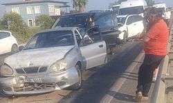 Manavgat'ta 6 Araç Zincirleme Kazaya Karıştı