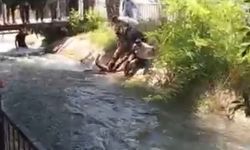 Mersin’de sulama kanalına düşen çocuk kurtarıldı