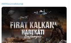 MSB'den Fırat Kalkanı Harekatı'nın 10'uncu yıl dönümü paylaşımı