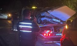 Safranbolu'da otomobil takla attı: 1 yaralı