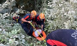 Sakarya'da çarpışan ATV'lerden biri uçuruma yuvarlandı