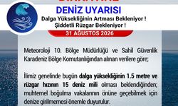 Samsun'da 'denize girmeyin' uyarısı