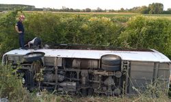 Samsun'da otobüs kazası: 21 yaralı