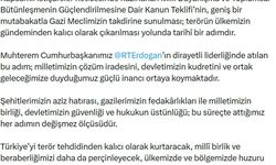 Terörsüz Türkiye hedefinden dönüşün olmadığını söyledi