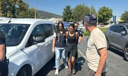 Türk bayrağını ateşe veren şüpheli adliyeye sevk edildi