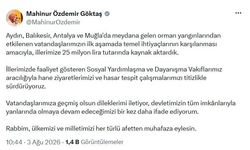Yangından etkilenen vatandaşlara 25 milyon yardım yapıldı