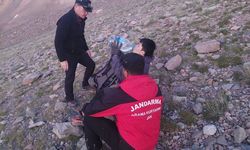 Erciyes Dağı'nda mahsur kaldı!