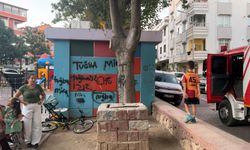 Avcılar'da trafonun üzerinde mahsur kaldı