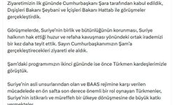 Bakan Fidan'dan Suriye'ye destek açıklaması