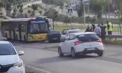 Başakşehir'de Dehşet Anları: İETT Otobüsü İle Otomobil Çarpıştı, 3 Yaralı!