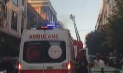 Bayrampaşa'da metruk binada yangın!