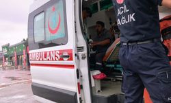Bursa'da yağış nedeniyle tanker devrildi