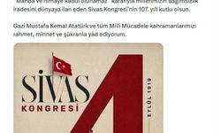 Cevdet Yılmaz'dan Sivas Kongresi paylaşımı