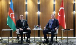 Cumhurbaşkanı Erdoğan, Azerbaycan Cumhurbaşkanı Aliyev ile bir araya geldi