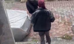 Kağıthane'de kapıları zorlayan hırsızlar ev sahibine yakalandı