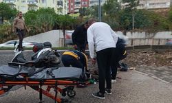 Mudanya'da devrilen motosikletin sürücüsü ağır yaralandı