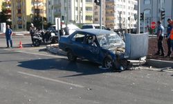 Otomobille çarpışan motosikletin sürücüsü yaşamını yitirdi