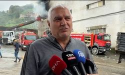 Rize'de çay fabrikasını alevler sardı!