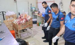 Şanlıurfa'daki kasapta 315 kilo bozuk et ele geçirildi