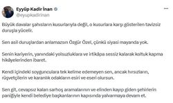 "Sen asil duruşlardan anlamazsın Özgür Özel, çünkü siyasi mayanda yok"