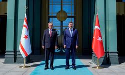 Yılmaz ve Üstel Cumhurbaşkanlığı Külliyesi’nde görüştü