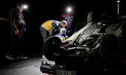 Nevşehir'de devrilen otomobilin sürücüsü öldü