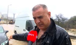Başakşehir’de Dere Taştı, Yol Trafige Kapandı