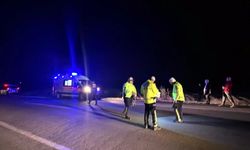Çorlu'da araç motosiklete çarpıp kaçtı