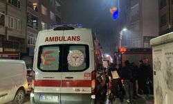 Esenler'de 5 katlı binada yangın çıktı!