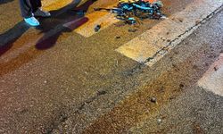 Fatsa'da motosiklet ve otomobil çarpıştı