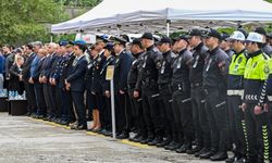 Kalp krizinden ölen polis memuru için uğurlama töreni düzenlendi