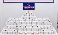 Manisa'da 86 bin 654 sentetik ecza ele geçirildi
