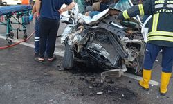Mersin'de feci kaza: 2 ölü, 1 yaralı