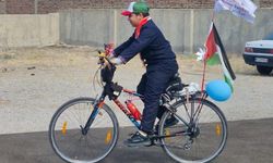 Minab’daki çocuklar için 2 bin 865 kilometre pedal çevirdiler