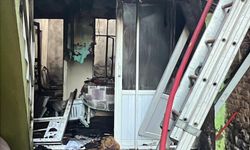Nazilli’de yangın faciası! 86 yaşındaki adam son anda kurtuldu