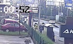Trabzon'da otomobil takla attı