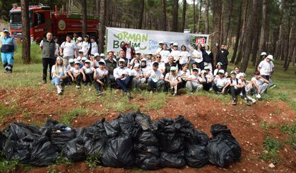 “Orman Benim” Seferberliği ile 360 Ton Atık Temizlendi