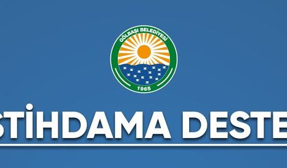 Gölbaşı Belediyesi'nden istihdam fırsatı