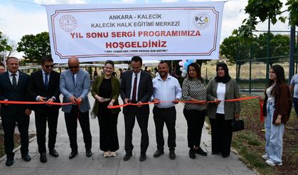 Kalecik’te Yıl Sonu Sergisi Coşkusu